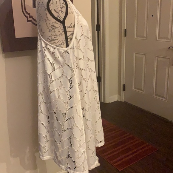 White Swimsuit Coverup - Picture 4 of 8